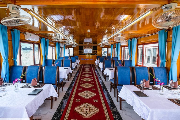 wonderbay luxury cruise halong day tour